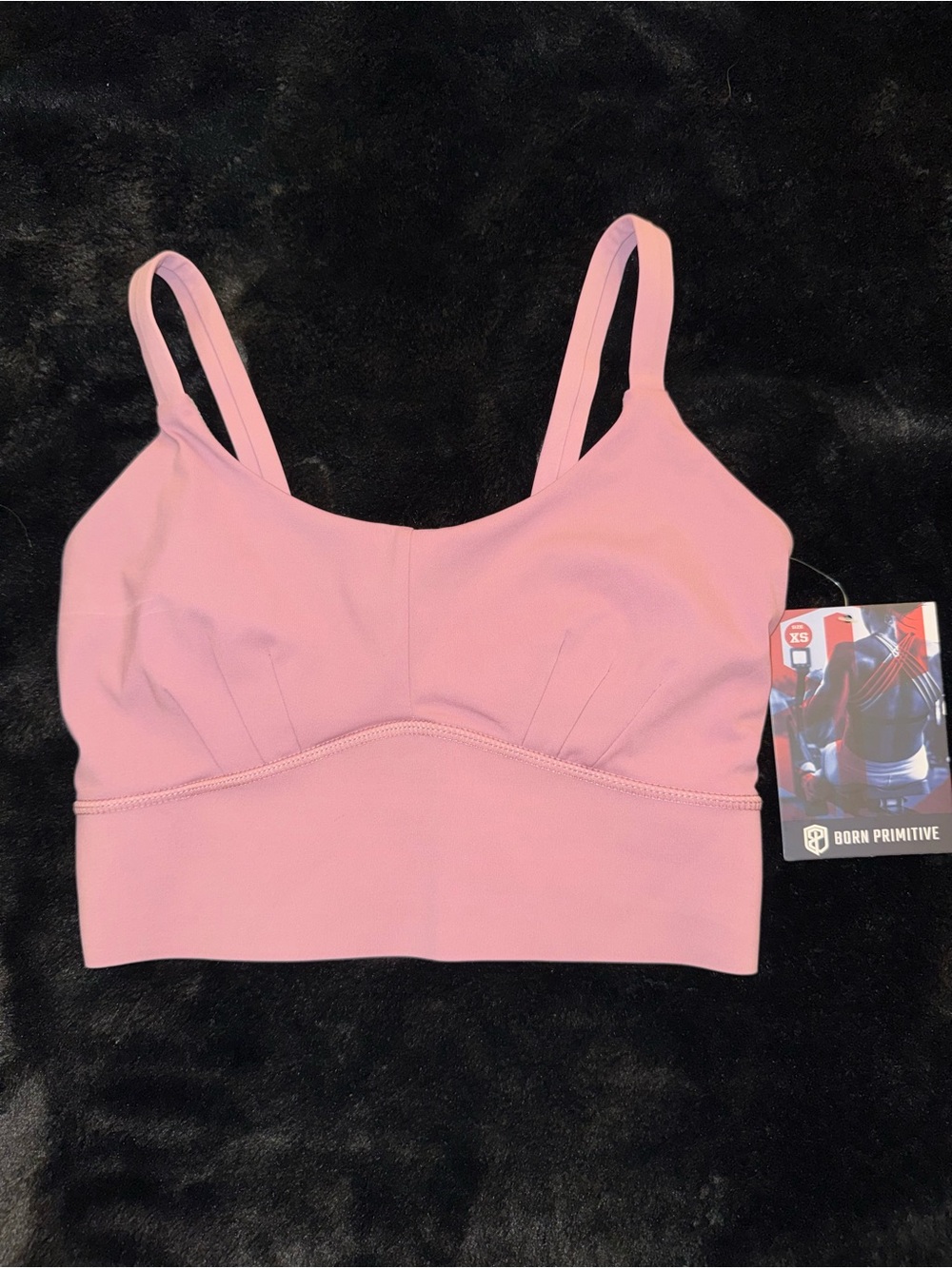 Born Primitive Light Purple Longline Sports Bra